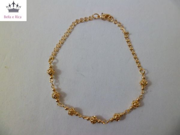 Pulseira Delicado com Bolinhas